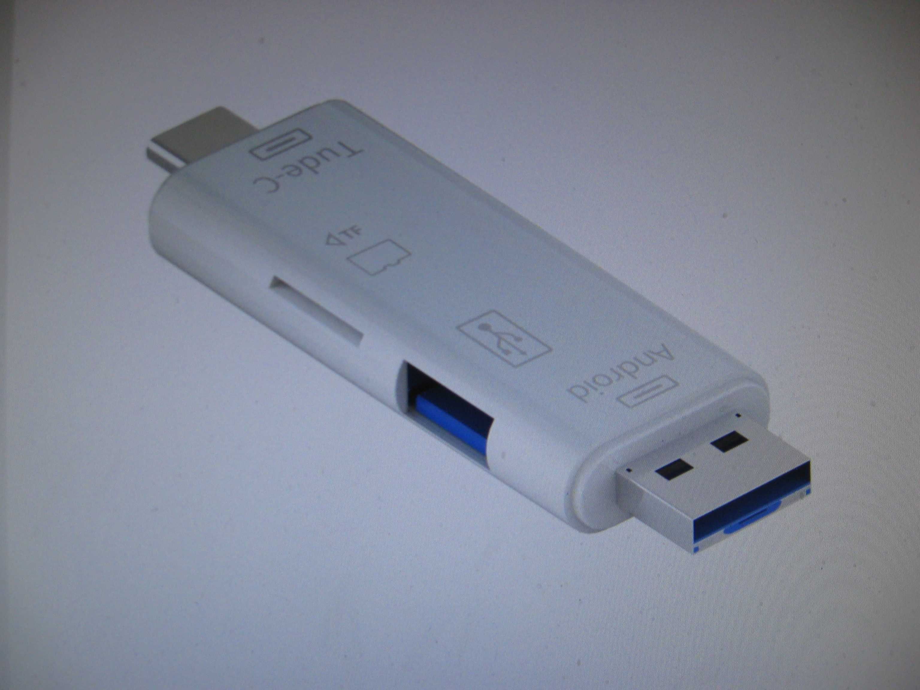 Адаптер для чтения карт памяти Usb 2,0 Type C,USB Micro,USB Smart,OTG