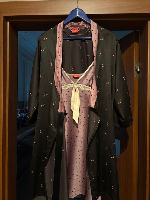 Zestaw nocny Triumph koszula + podomka r 38