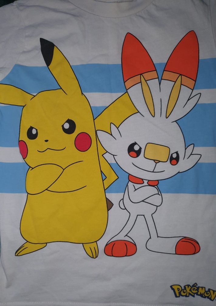 Piżama Pokemon H&M rozmiar 98/104