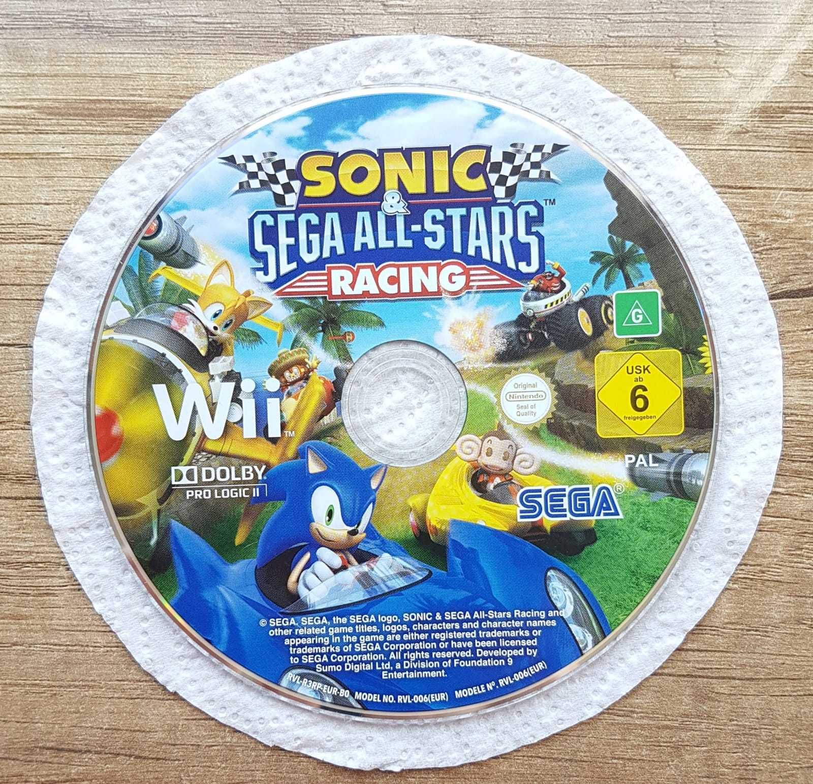 Sonic Sega Racing gra prezent Nintendo Wii