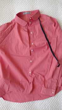 рубашка персикового кольору із зав'язочками