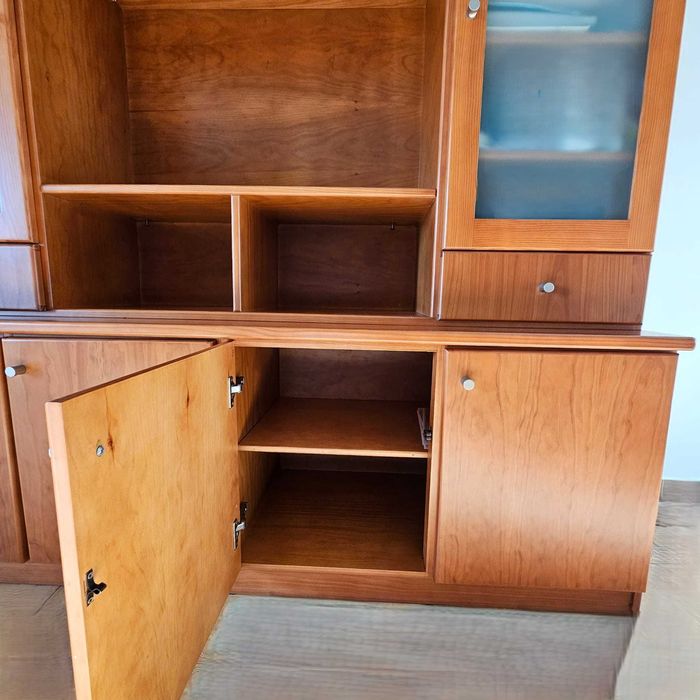 Móvel de TV estante e cristaleira