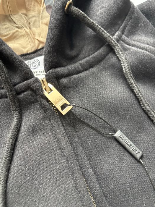Кофта Burberry Zip Hoodie Black