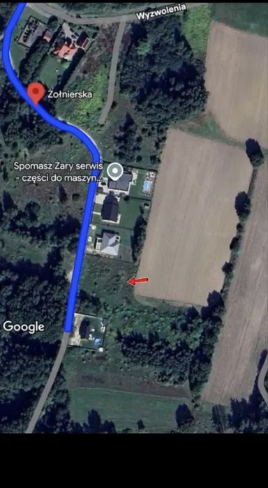 Działka budowlana Żary-Kunice