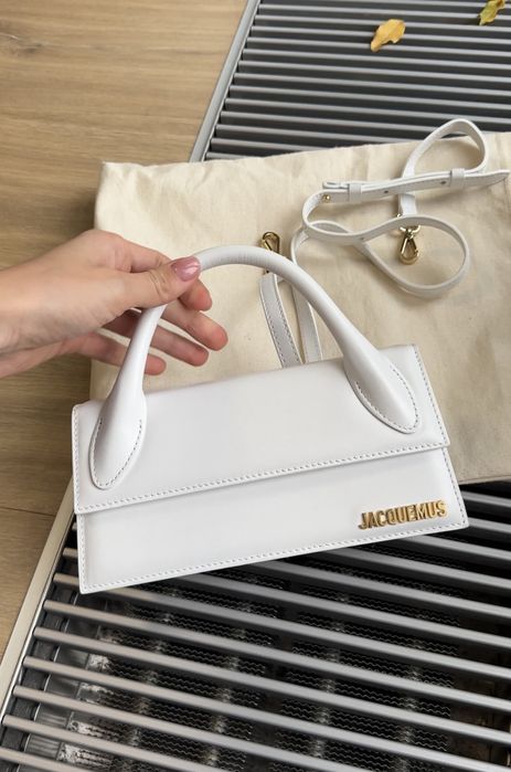 Сумочка Jacquemus біла ориг