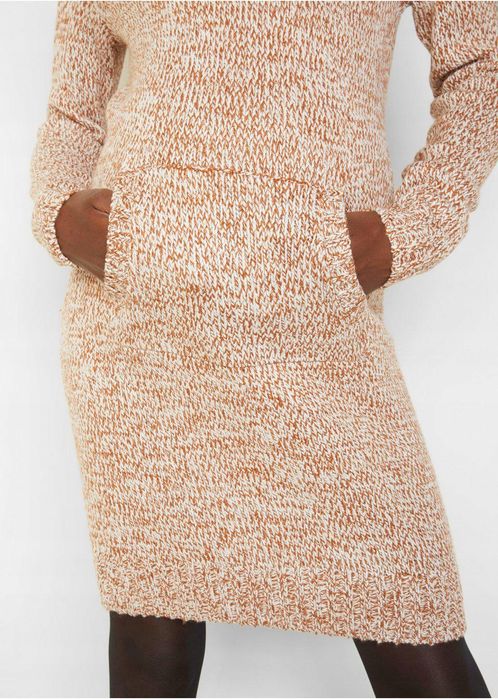 B.P.C dzianinowa ciążowa sukienka kaptur 48/50.