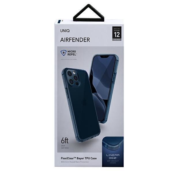 Uniq Etui Air Fender Iphone 12 Pro Max 6,7" Niebieski/Nautical Blue