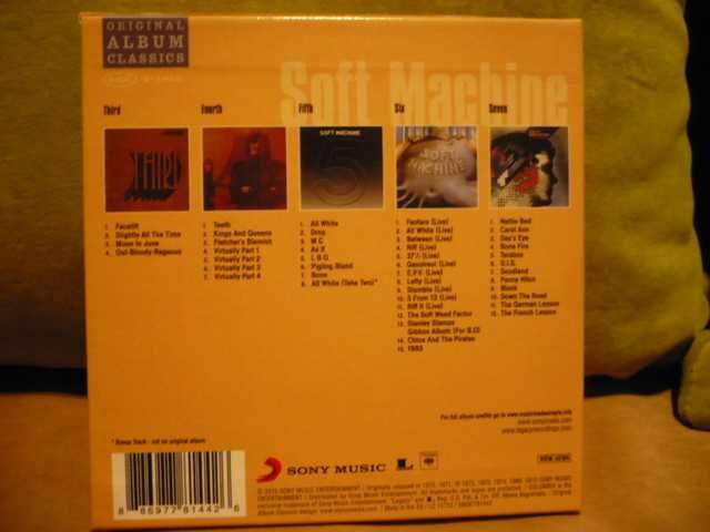 Kolekcjonerskie wydanie 5 CD Soft Machine original Album Classics.