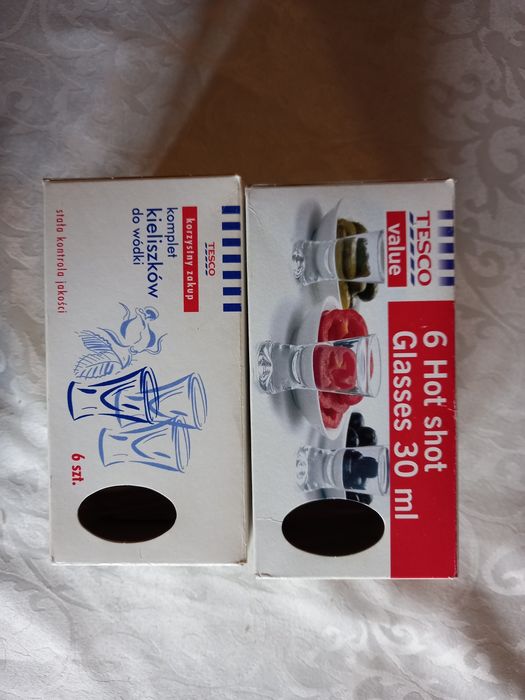Kieliszki do wódki Tesco 30 ml- 12szt.
