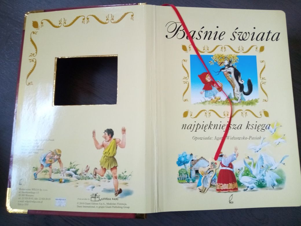 2 x Baśnie świata Wielka księga twarde strony i oprawa
