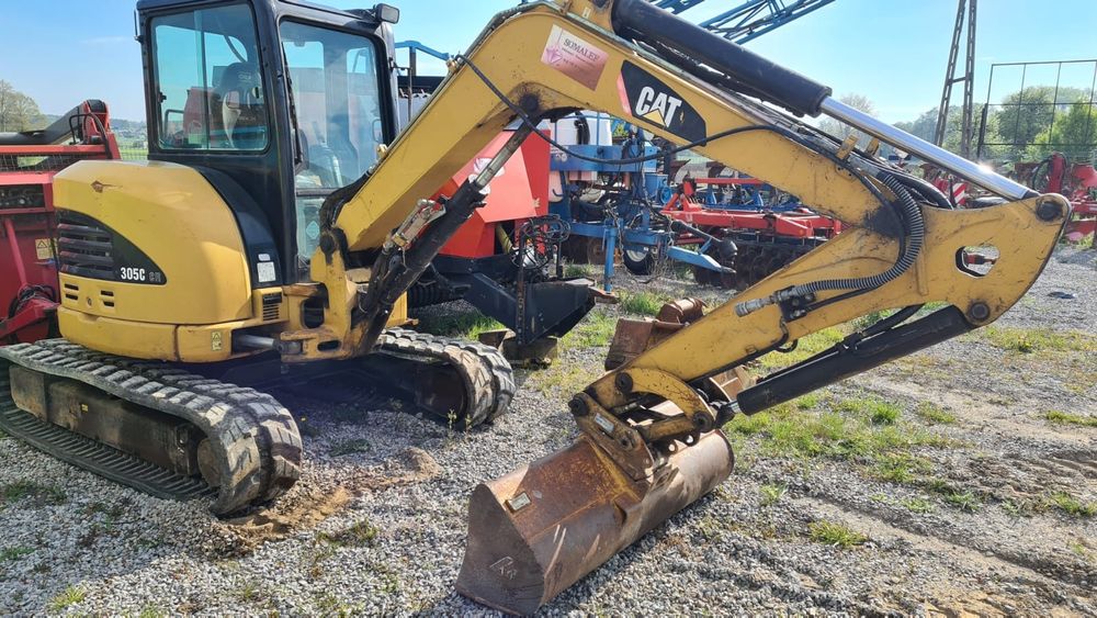 Minikoparka koparka cat 305 c 302,306 caterpillar stan super