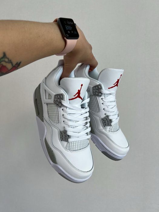 Кросівки Nike Air Jordan 4 Retro White Oreo (36-45)