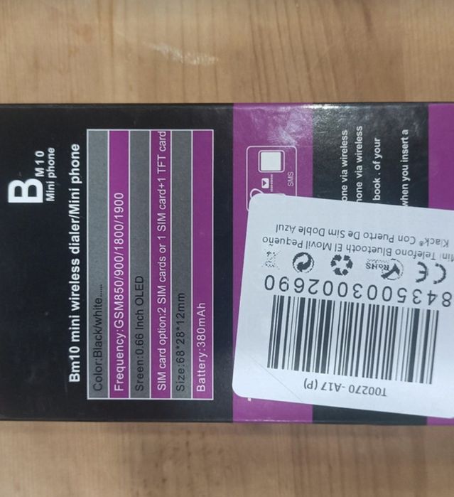 Telemóvel novo em embalagem original