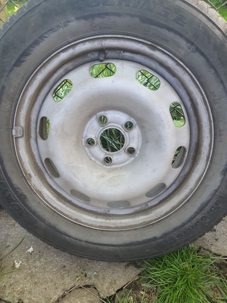 Felgi stalowe i opony / 6Jx15H2 / ET38, Skoda Octavia
6J