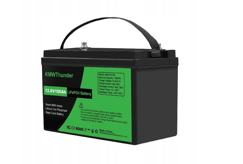 Акумулятор LiFePO4 12.8V/100Ah 1280W літій залізо фосфат