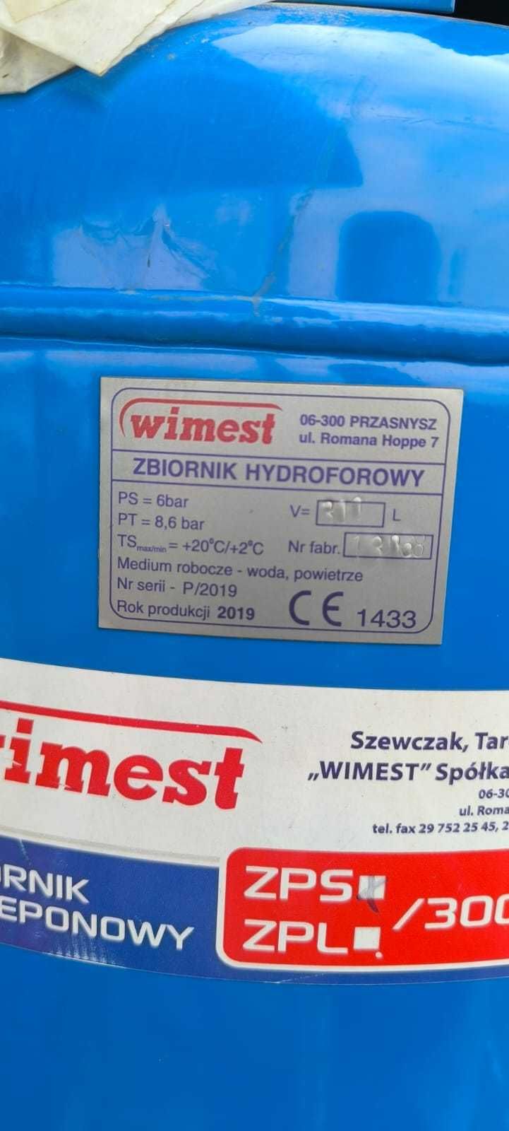 Zbiornik hydroforowy Wimest ZPS/300/6