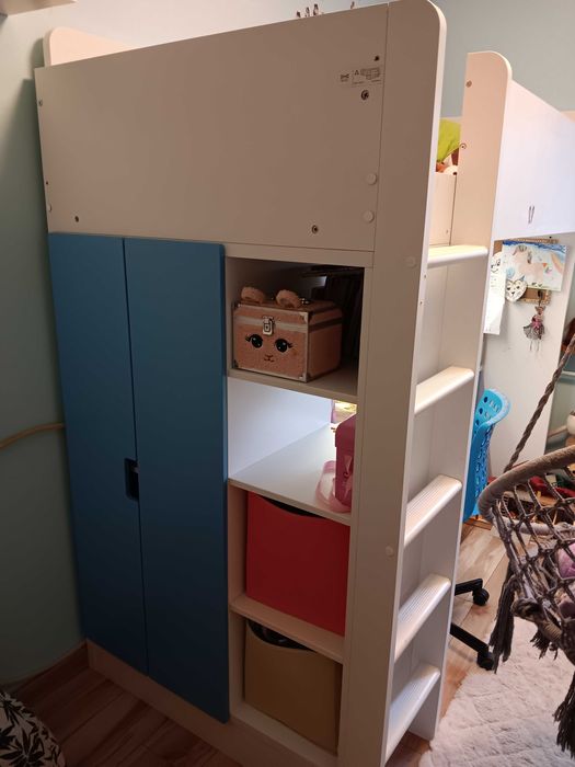 Rezerwacja Łóżko na antresoli z biurkiem Ikea Stuva