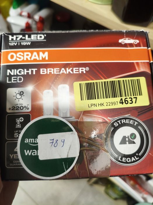 Żarówkii Osram Night Breaker LED H7