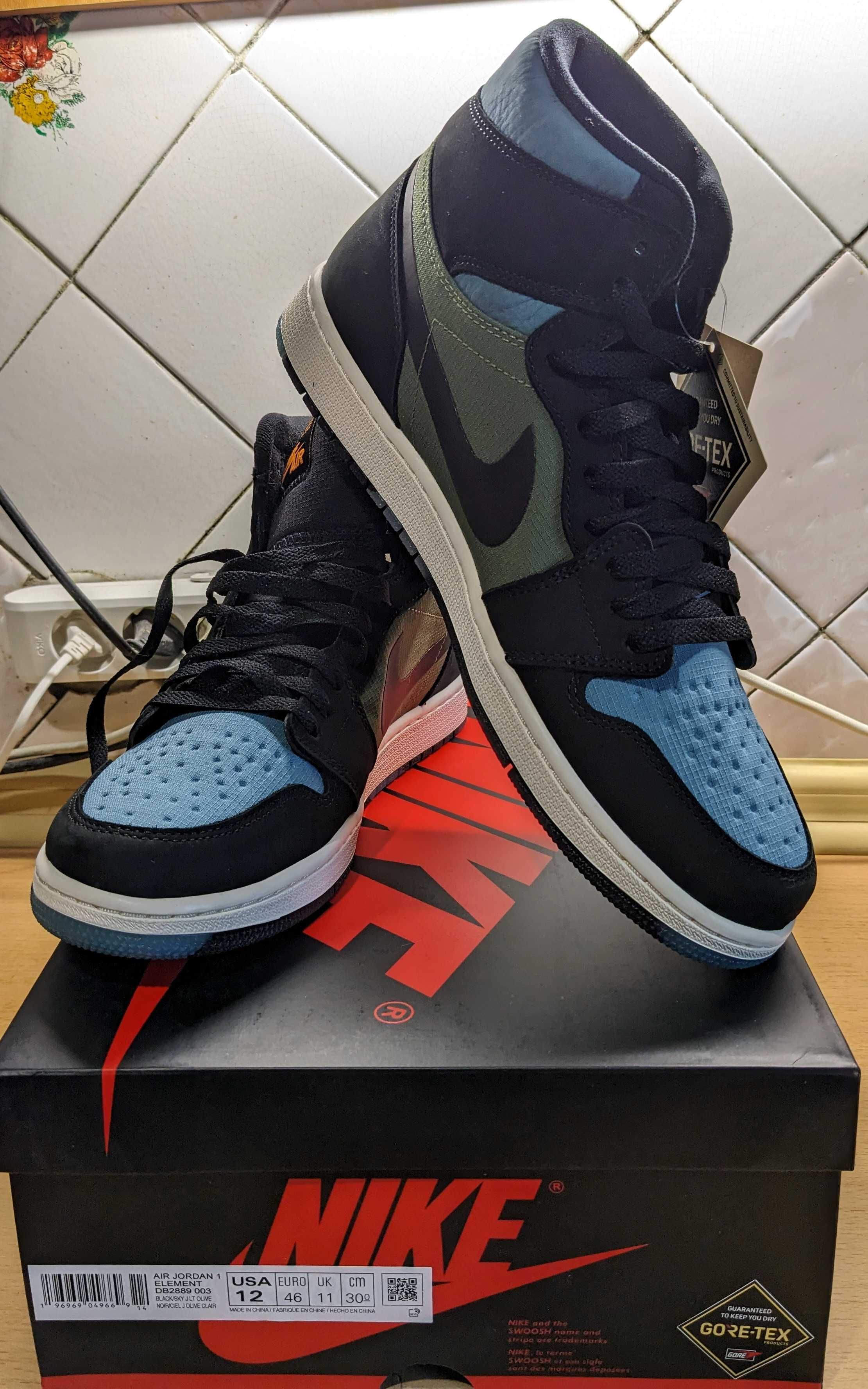 Оригінал Кросівки Nike Air Jordan 1 High Element Gore-Tex 46 р-р