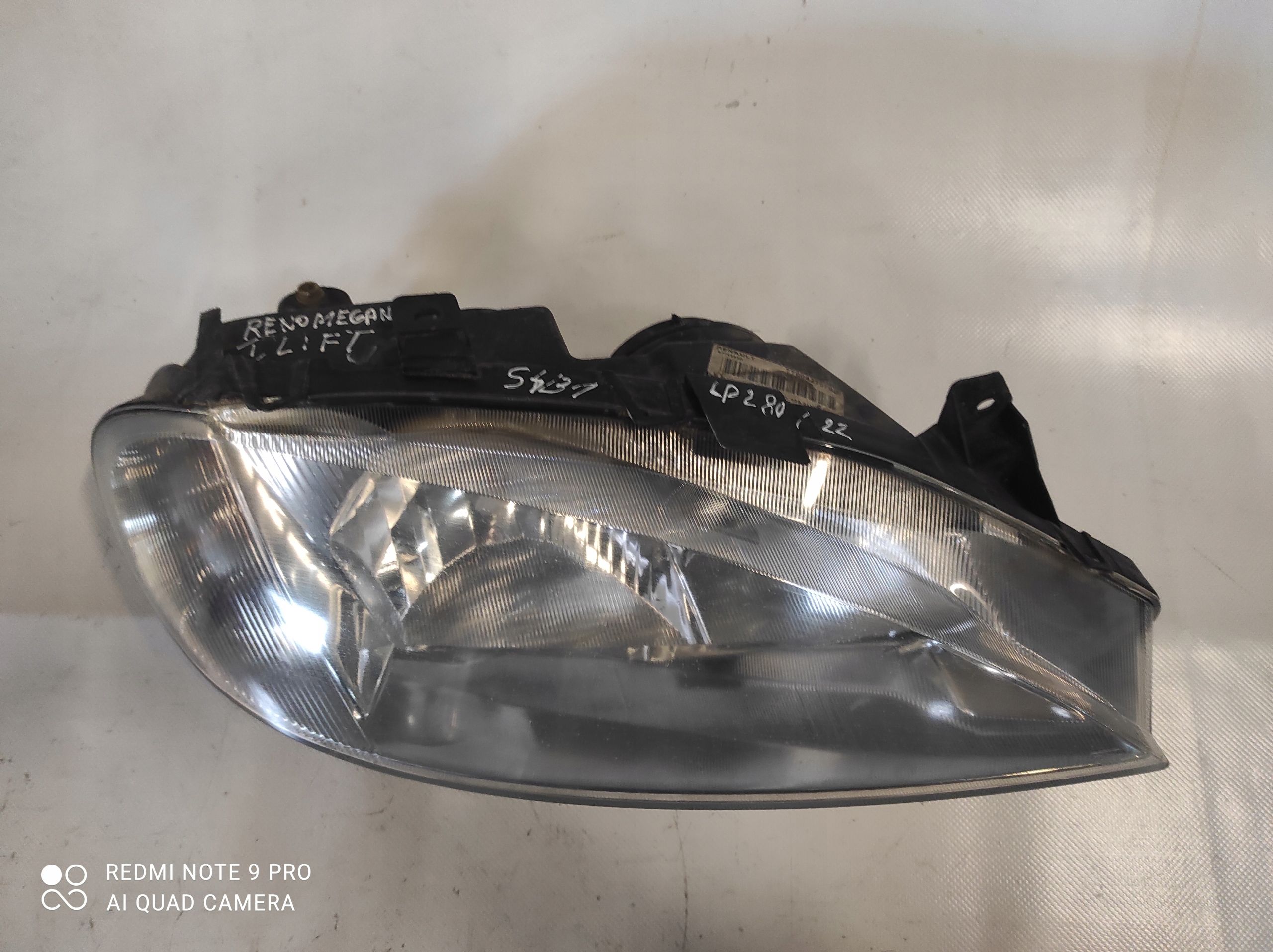 Reflektor Lampa Prawy Przód Renault Megane I Lift