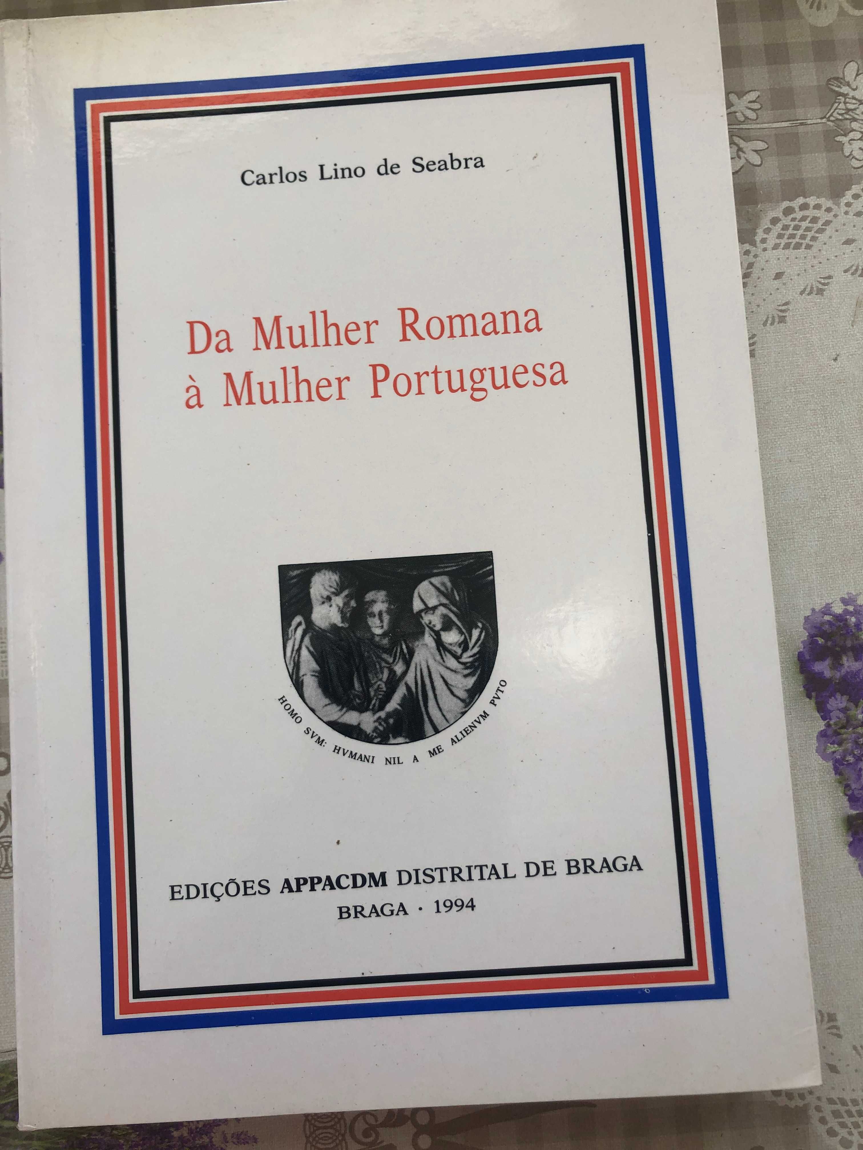 Conjunto de 4 livros - "Da Mulher Romana à Mulher Portuguesa"