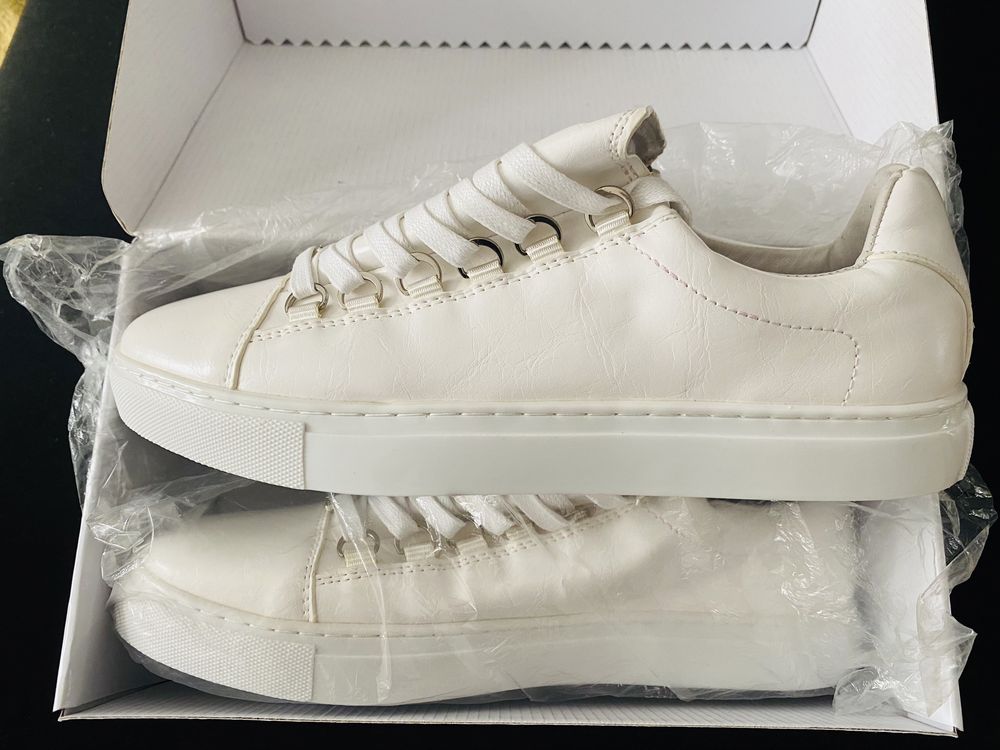 Nowe Buty BALENCIAGA Arena Low Sneakers Leather