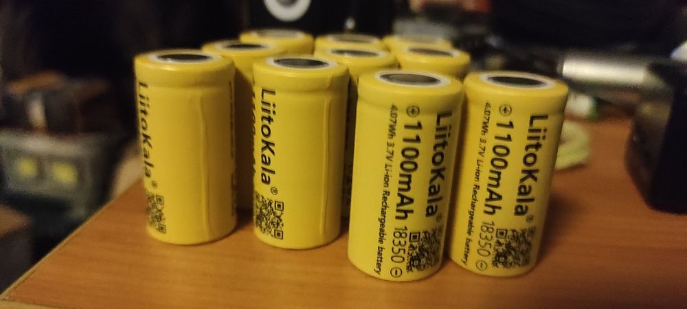 Liitokala 18350 1100 mah Акамулятор для Sofirn sc 13
