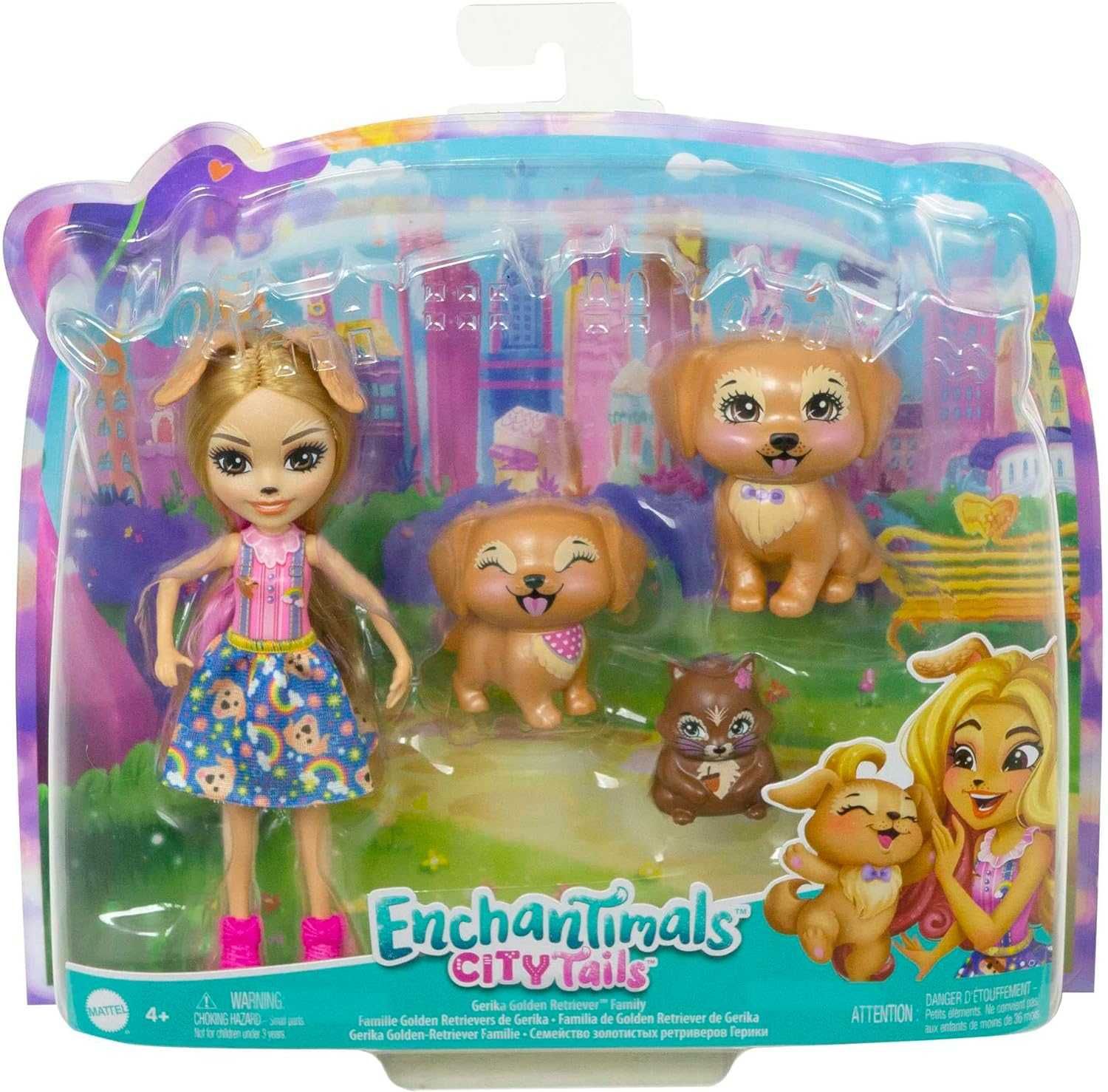 Enchantimals Family Gerika Golden Retriever Ретривер Енчантималс, пес