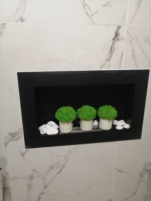 Doniczki 3  z mchem chrobotkiem