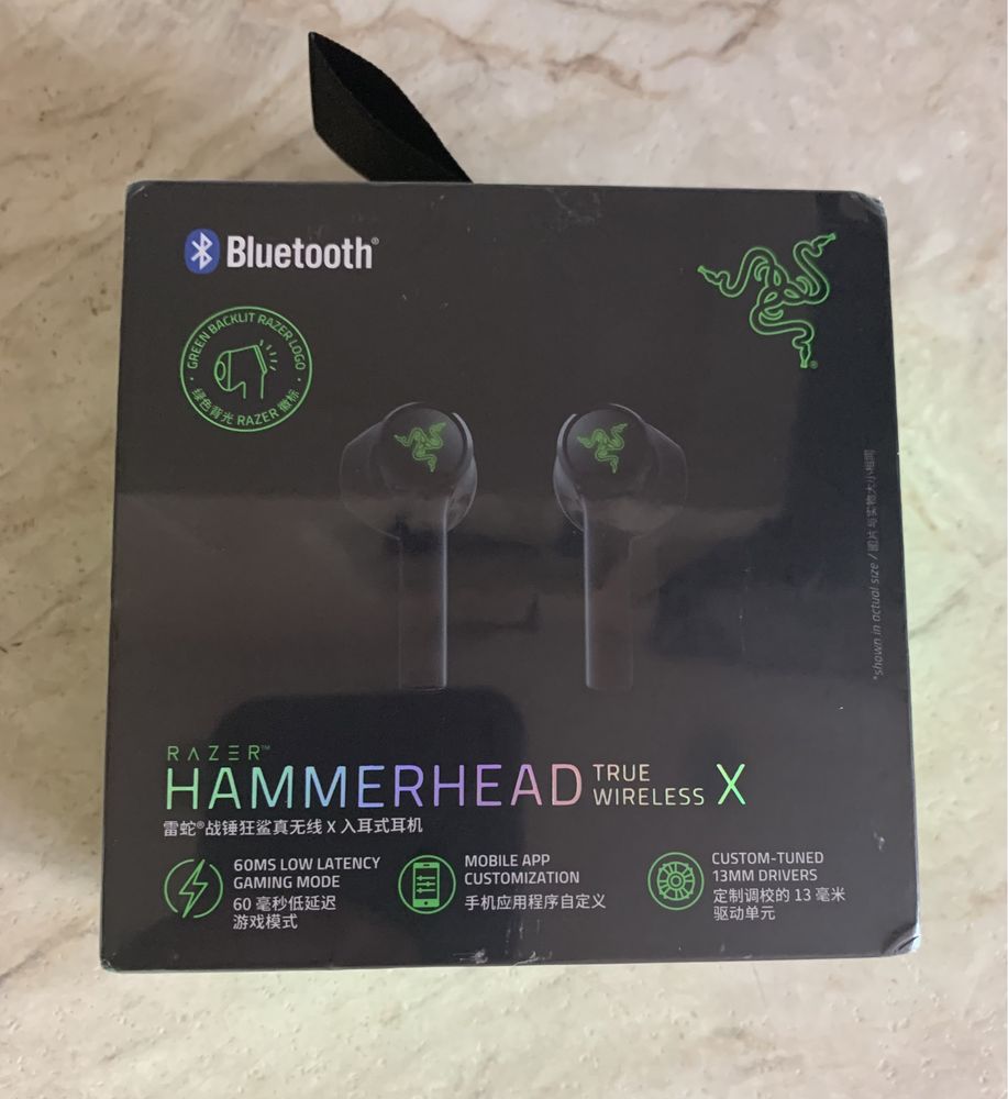 Ціну знижено! Нові запаковані навушники RAZER Hammerhead True Wireless