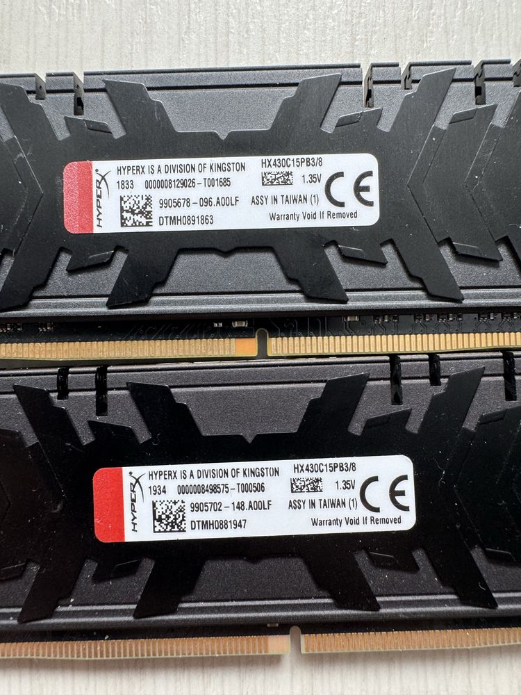 ОЗУ ОЗП HyperX DDR4 8GB 3000Mhz 16gb Predator оперативная память пк