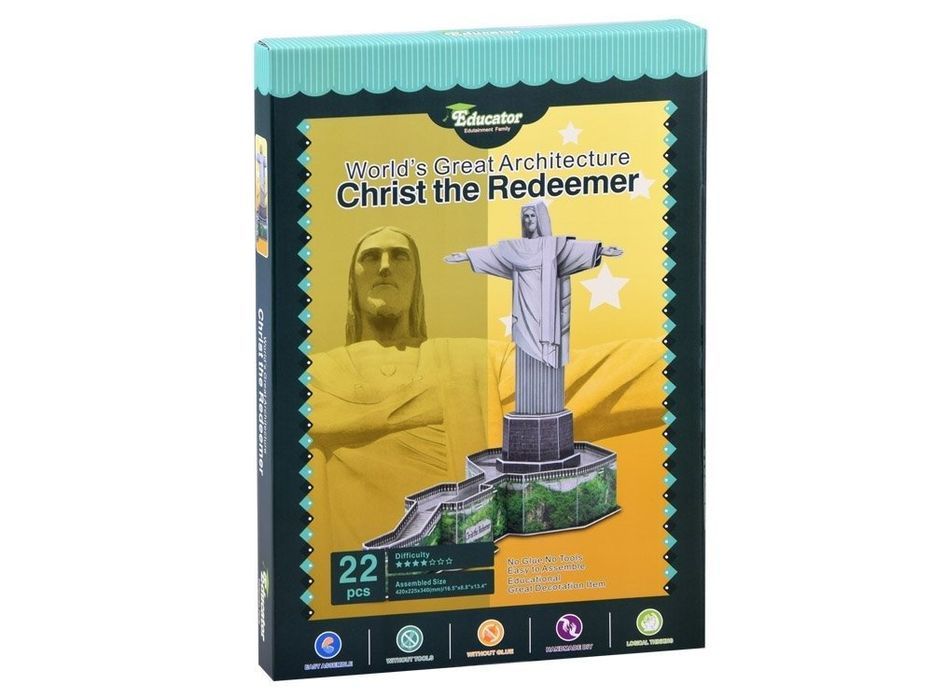 puzzle 3d jezus z rio de janeiro 22 ele za2903