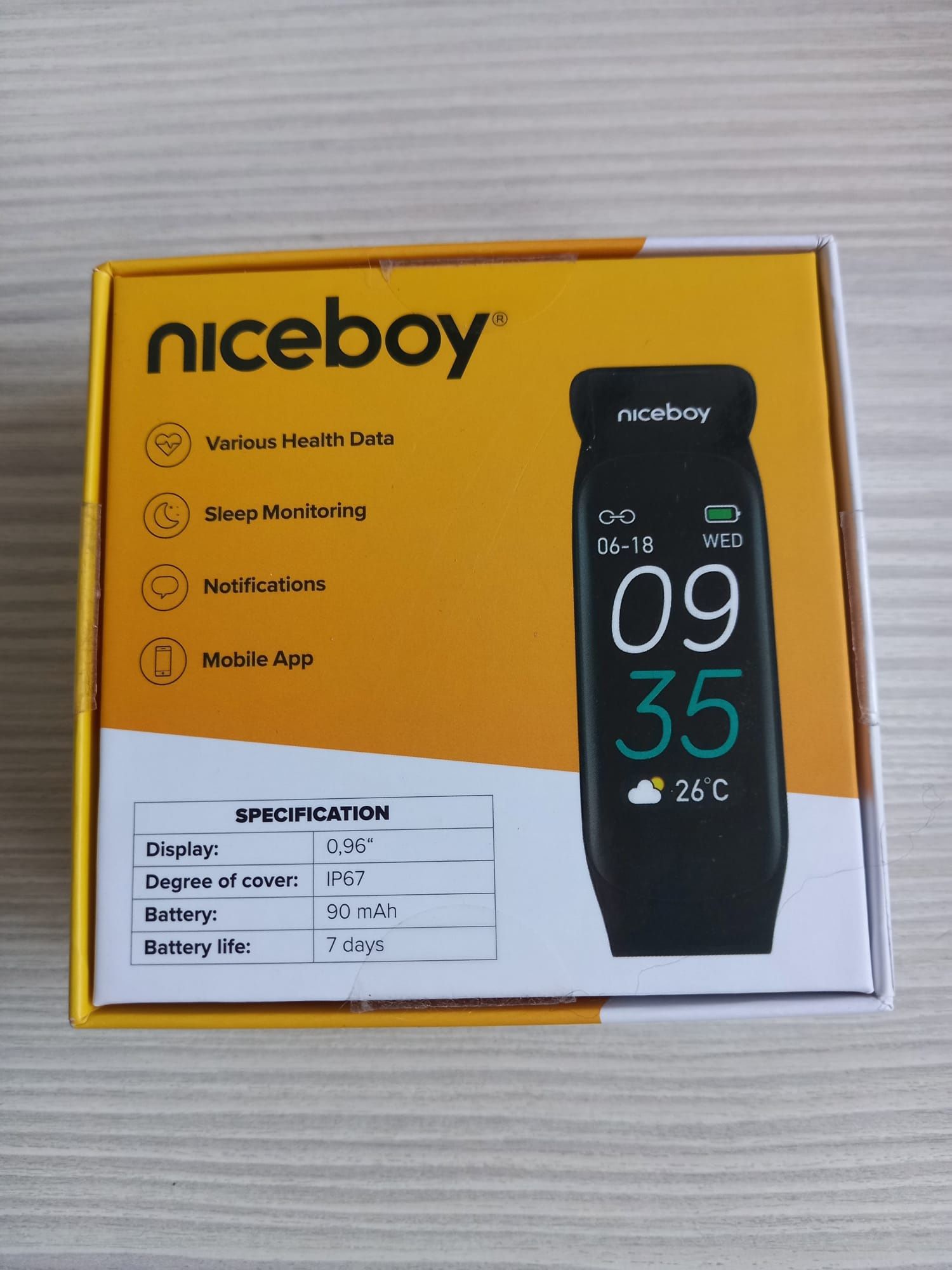 Smartband Niceboy X-fit Plus NOWA GWARANCJA