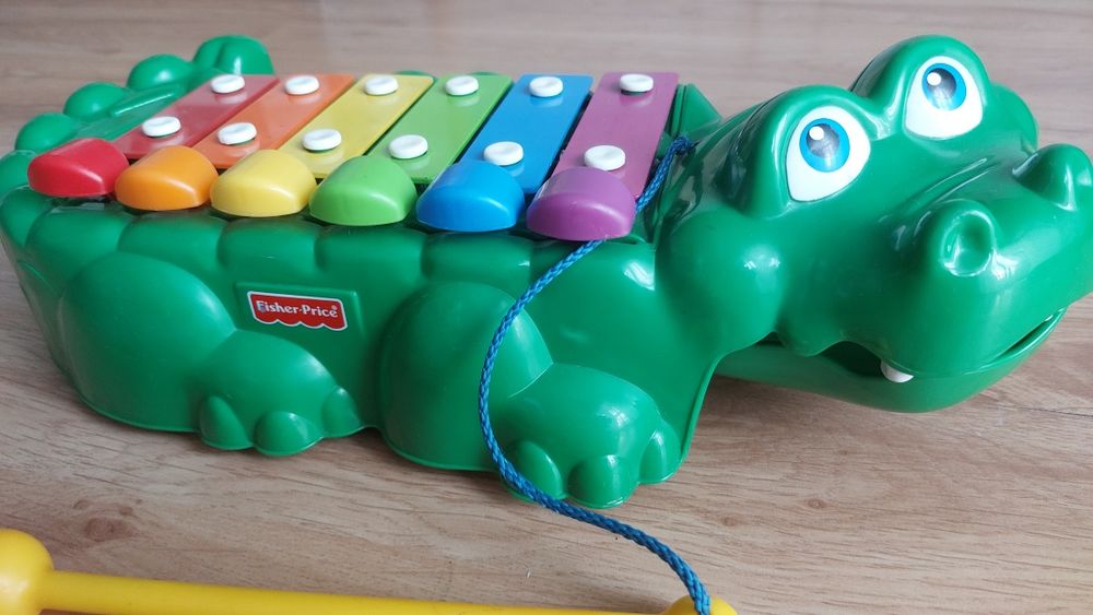 Cymbałki Fisher Price krokodyl