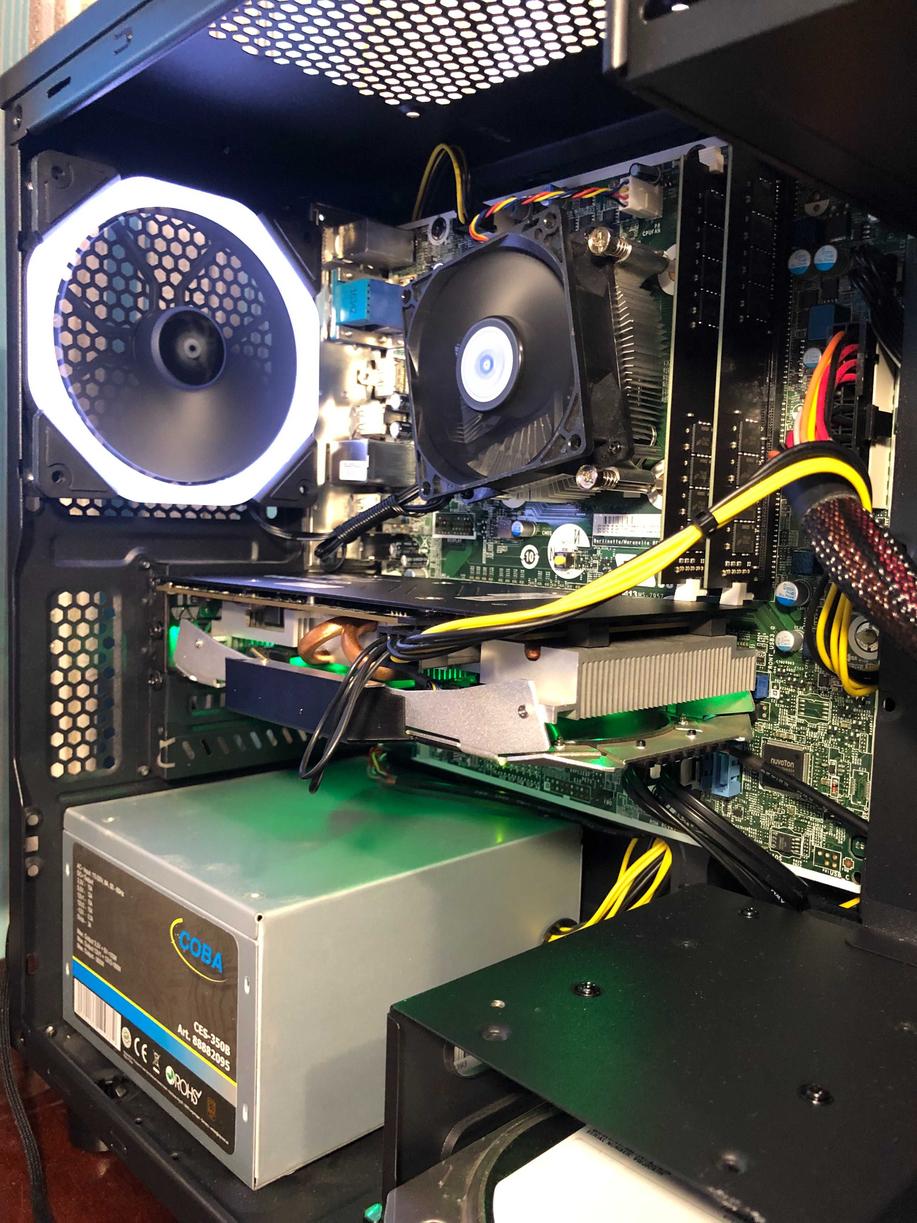 Игровой ПК Intel i5/16Gb/GTX1060 6/SSD128+500 компьютер системный блок