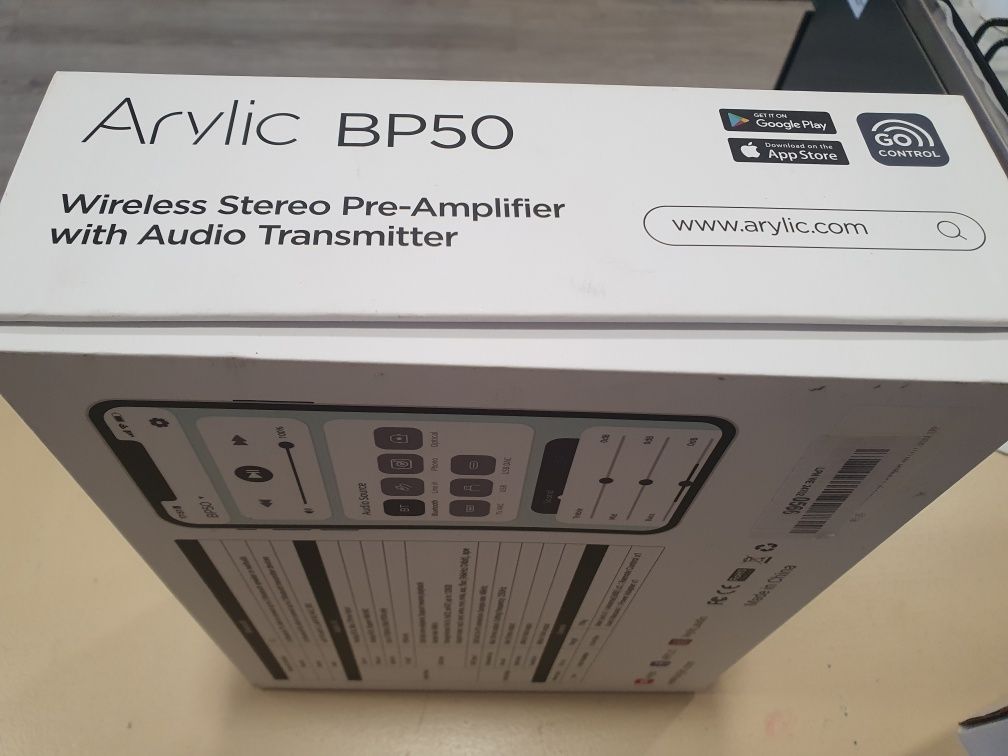 Wireless stereo pre amplifier BP50-ARYLIC