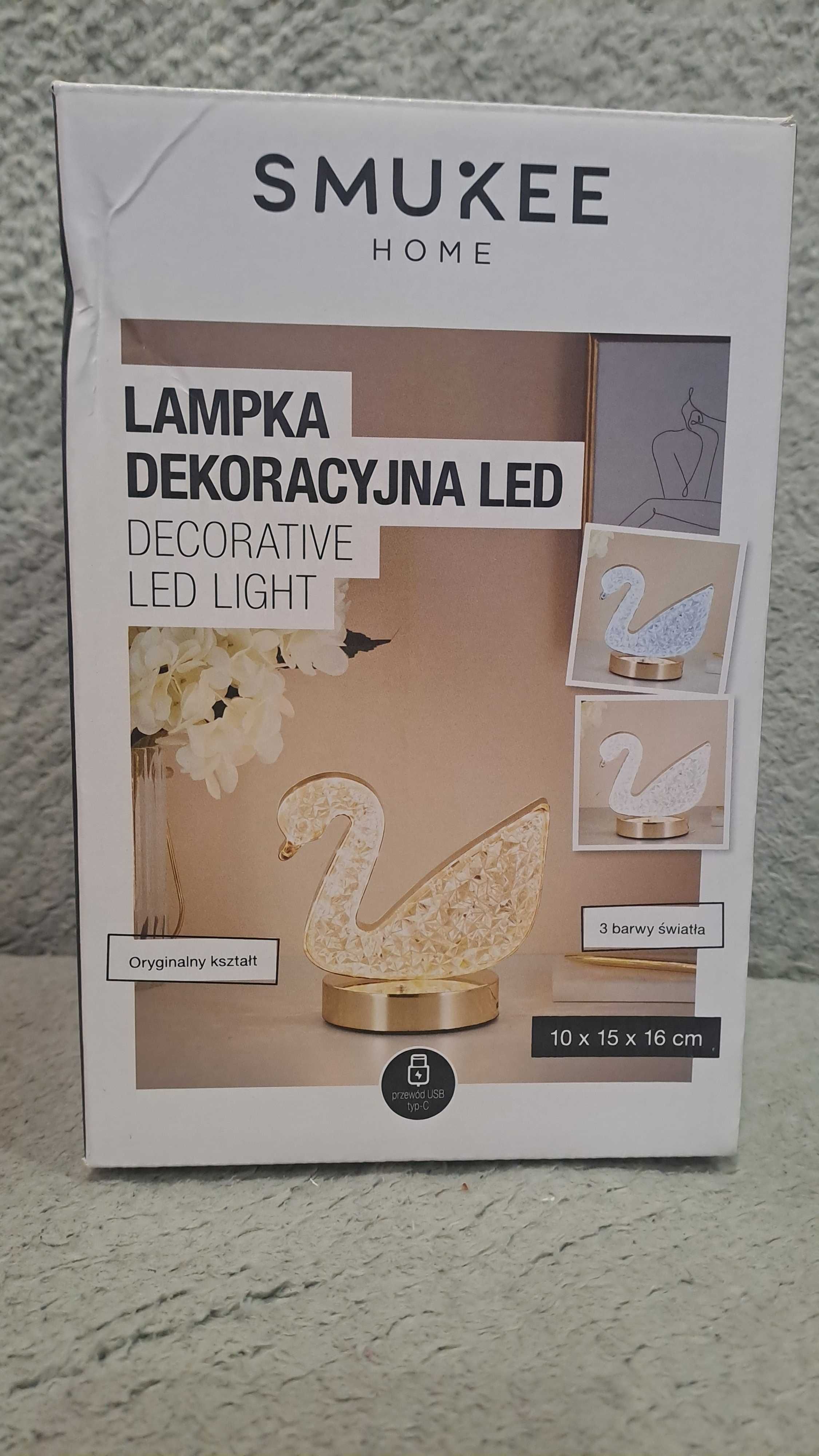 Smukee Lampka dekoracyjna LED ŁABĘDŹ