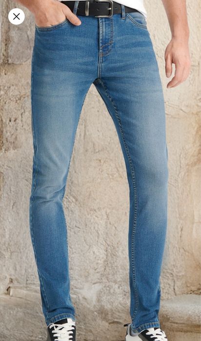 Spodnie jeans jeansy rurki rozmiar 36