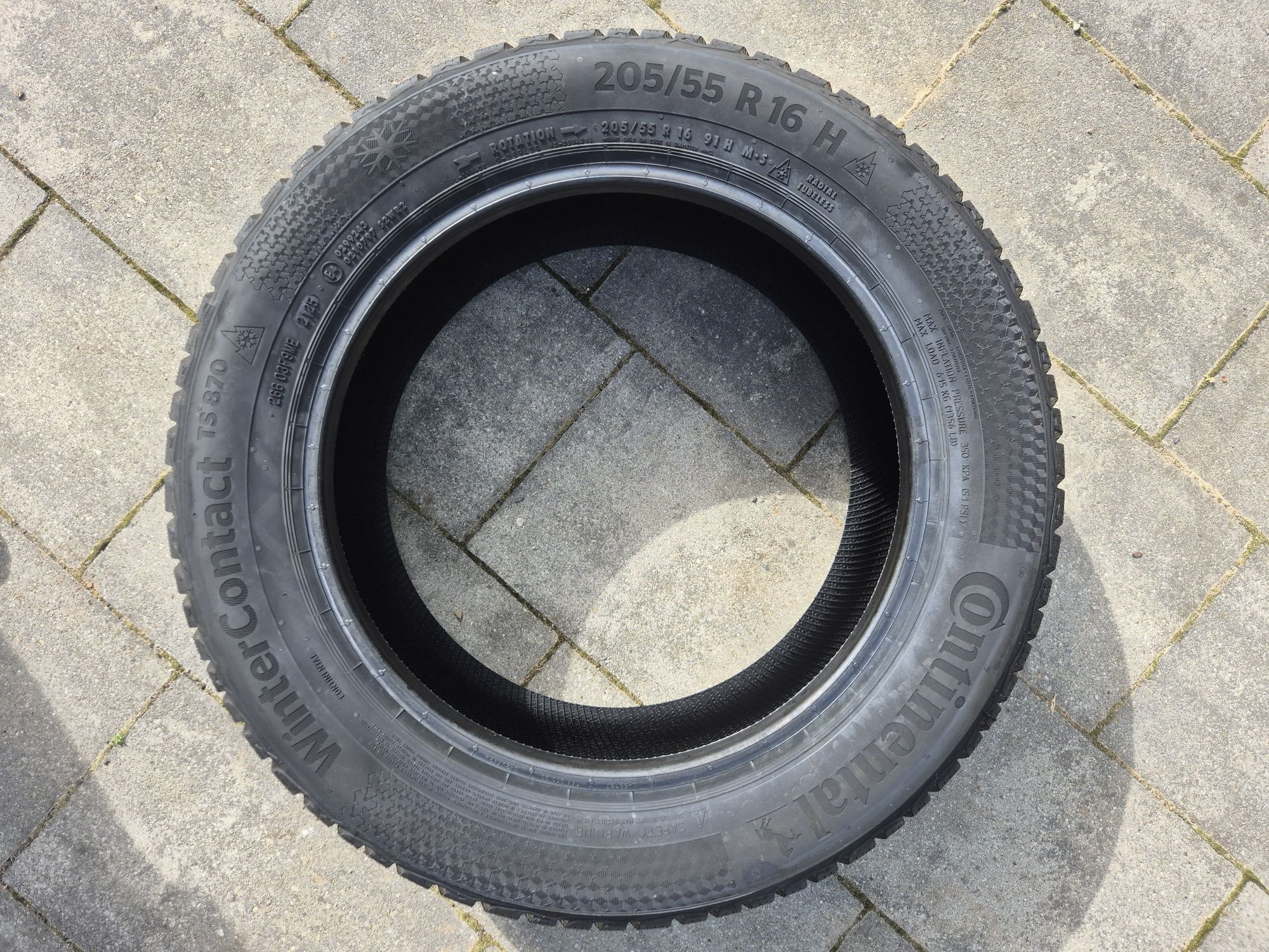 Nowe opony zimowe Continental WinterContact TS 870 205/55R16 91H