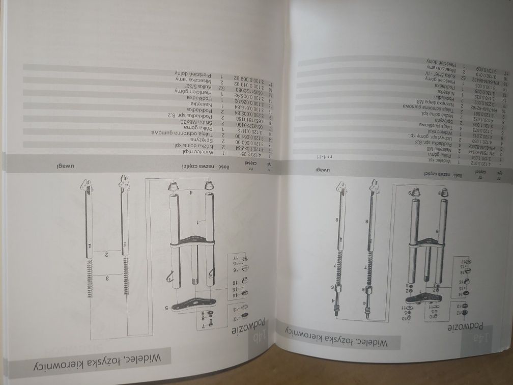 Instrukcja obsługi katalog czesci rama silnik romet motorynka