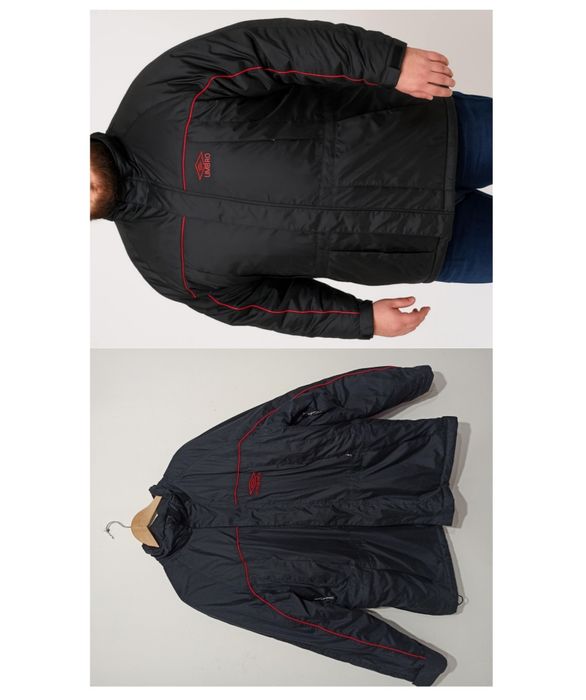 L- XXL Kurtka Umbro ocieplana, funkcjonalna sportowa oversize jesień