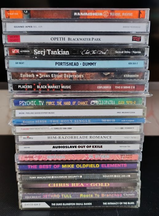 CD рок поп музика