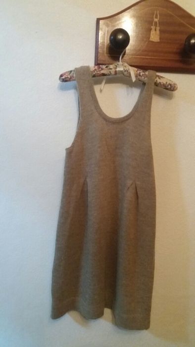 Vestido tunica ,  ,bege em malha"Friday project" Made in Italy