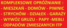 Wywóz Rzeczy odbiór mebli Opróżnianie mieszkań domów piwnic garaży str