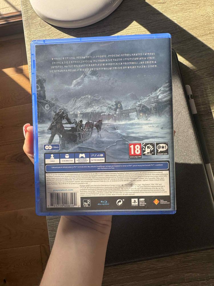 God of war ragnarok ps4 bardzo dobry stan