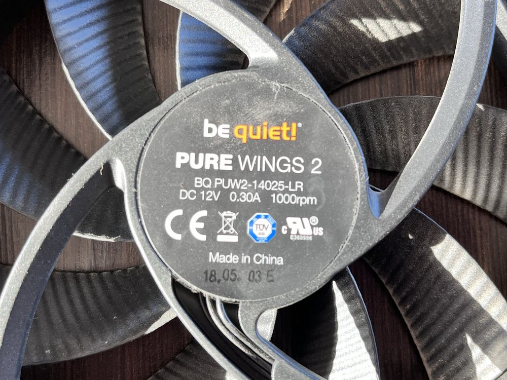 Wentylator komputerowy Be Quiet Pure Wings 2 140mm sprawny