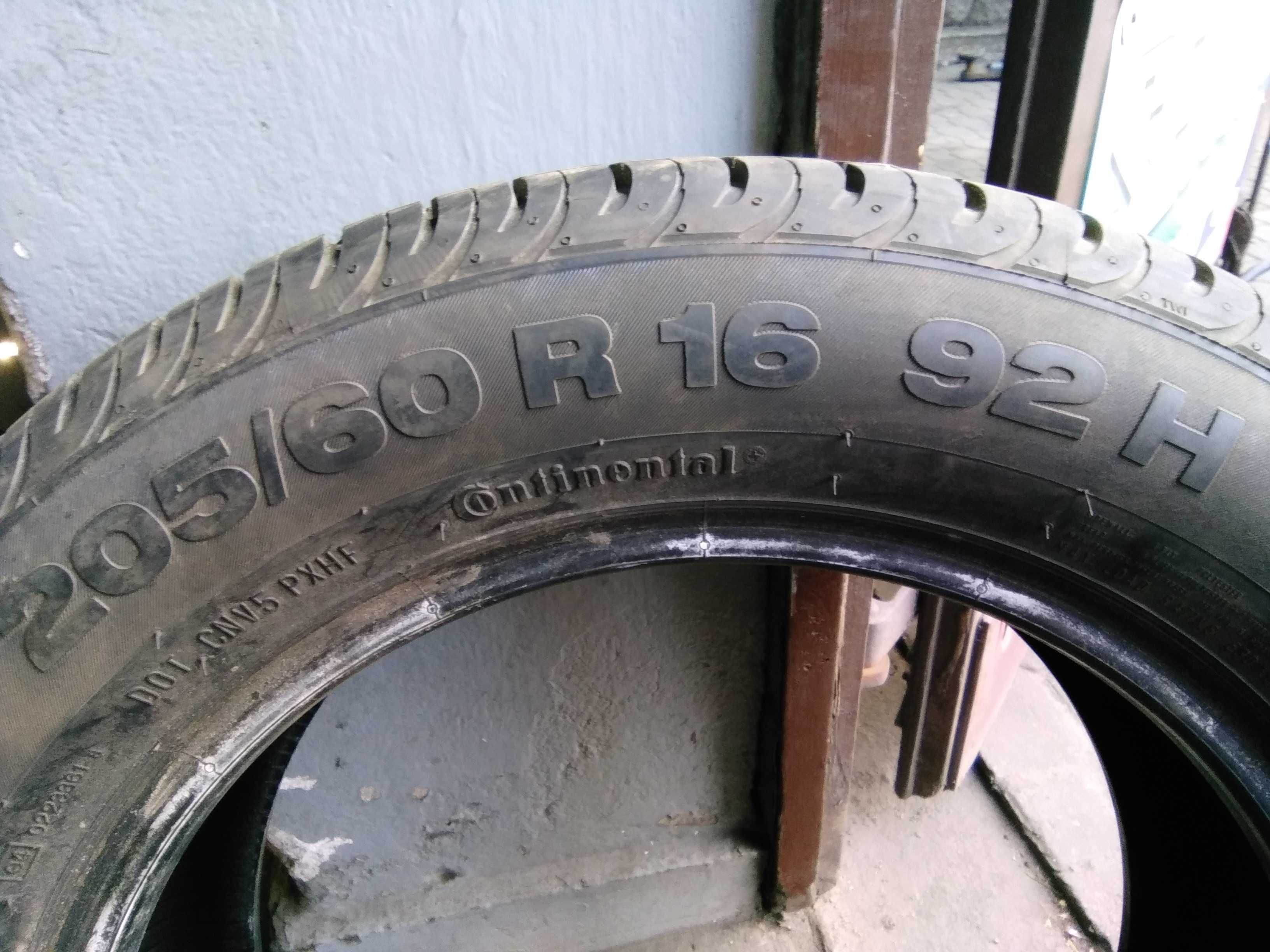 205/60r16 continental premiumcontact opona pojedyncza z zapasu