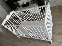 Łóżeczko Klupś Oliver 120x60 + materac Rucken.
