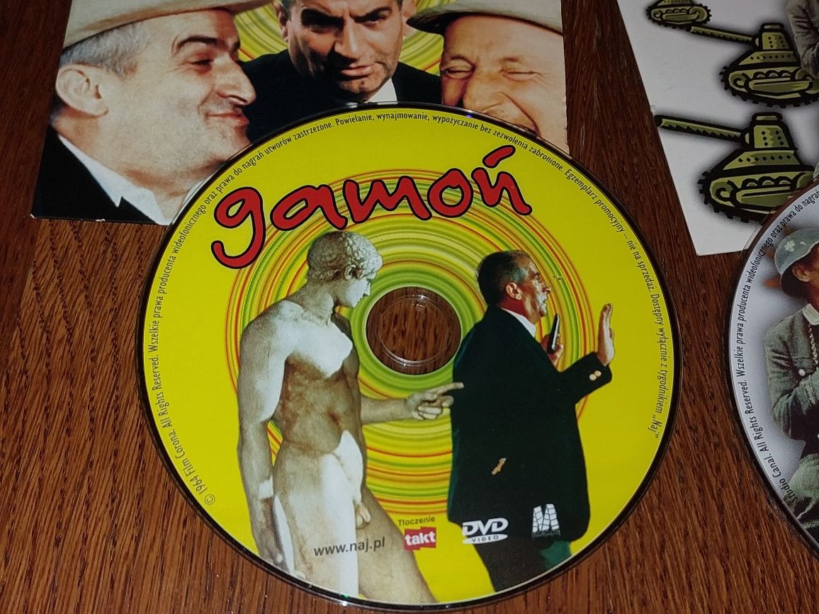 DVD komedie z Louis de Funes Wielka Włóczęga GAMOŃ 4godziny 2xDVD=80zł