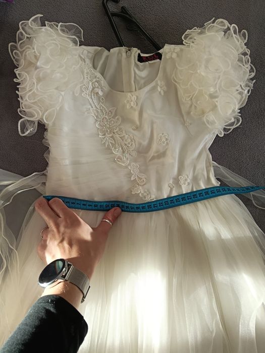 Біле плаття до причастя 9-10 років